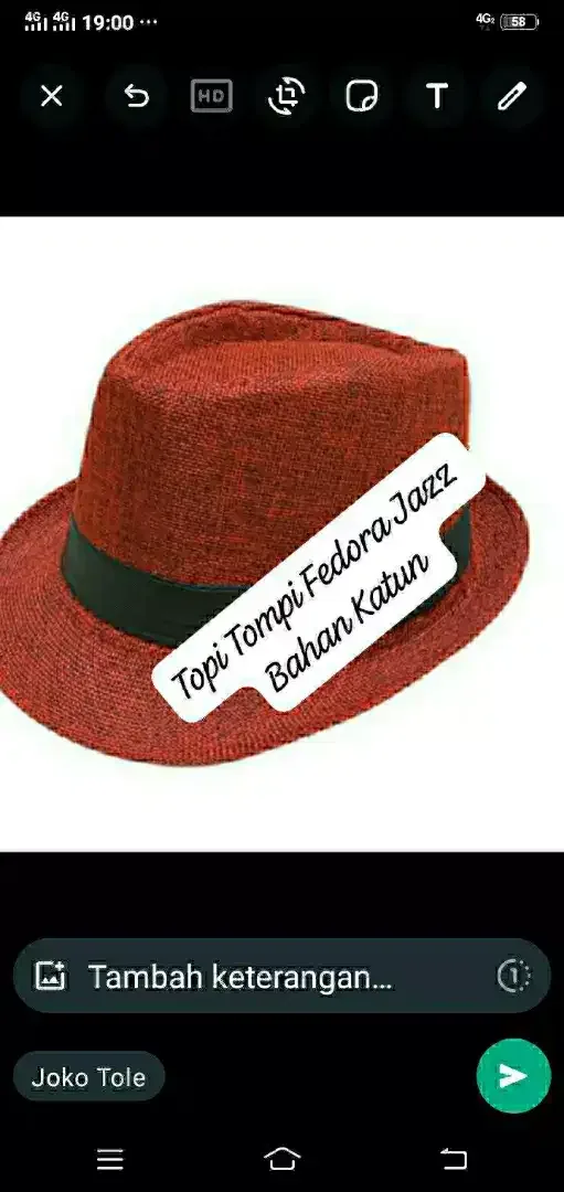 Topi Fedora dan Tompi Jazz - Image 8 of 10