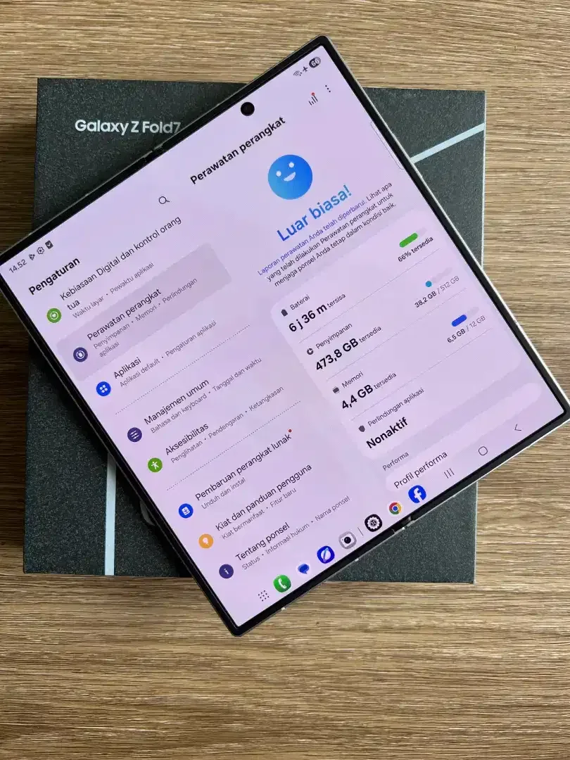 Samsung galaxy Z Fold 7 512/12GB SEIN resmi - Image 2 of 2