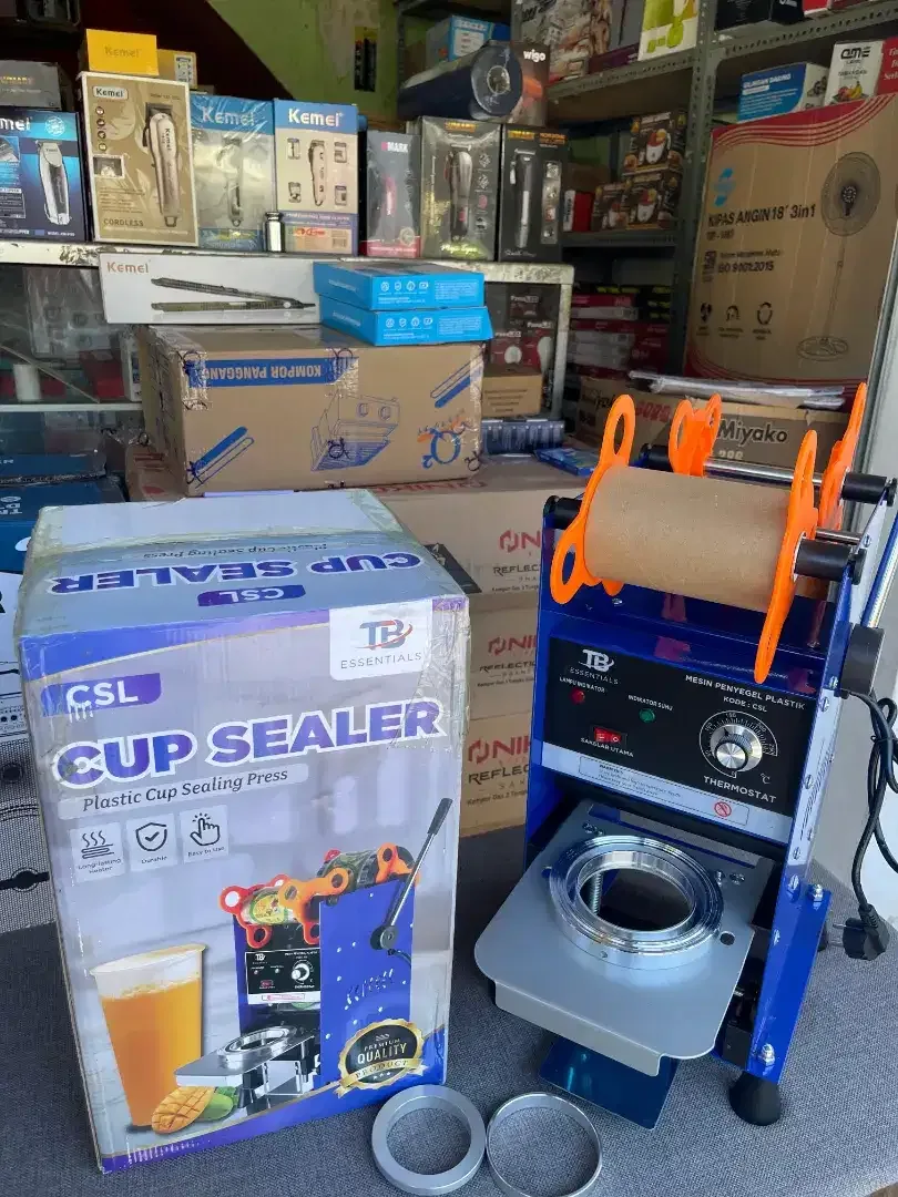 BARU mesin cup teh poci bisa sampai gelas jumbo 24 OZ MERK TB esential - Image 2 of 2