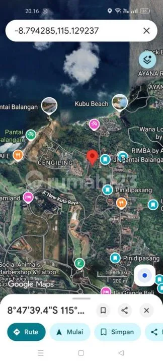 Tanah Murah Prime Komersial di Bingin Padang Padang Pecatu Bali - Image 3 of 4