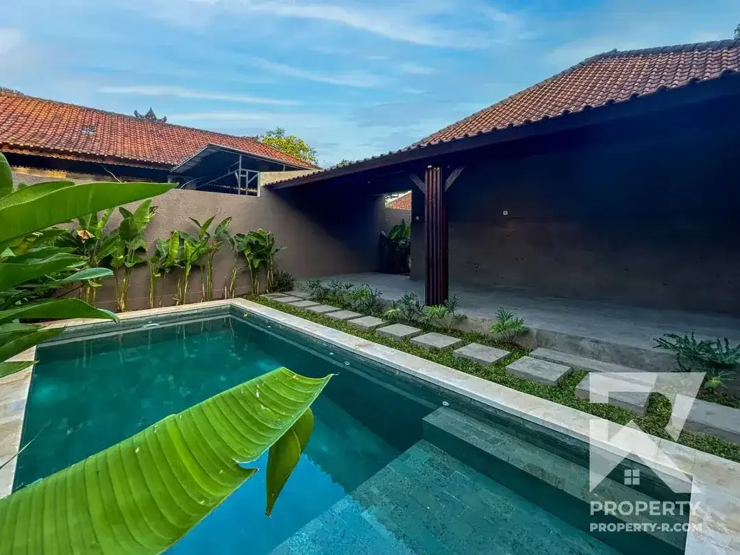 Brand New Semi Furnished 4 Bedroom Villa in Sanur Bali for Rent Yearly - Image 1 of 10