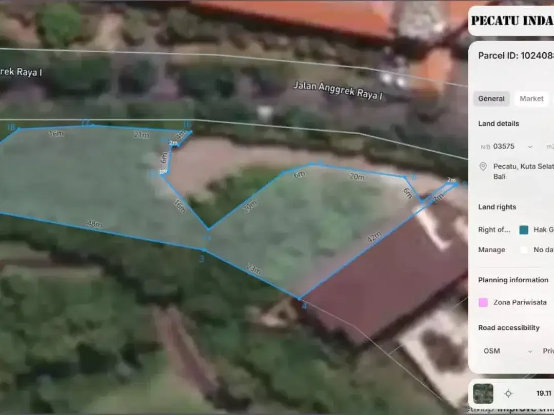 Dijual murah di bawah harga pasar tanah view laut dan lapangan golf di pecatu graha kuta selatan bali. - Image 5 of 5