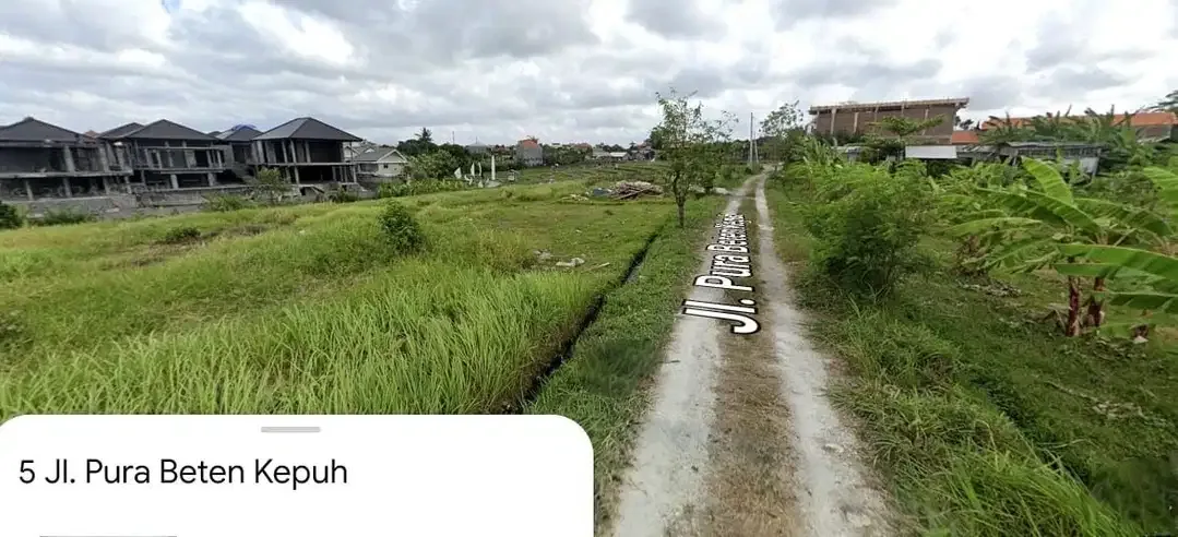 Tanah Murah Jl Pantai Berawa Canggu - Image 1 of 4