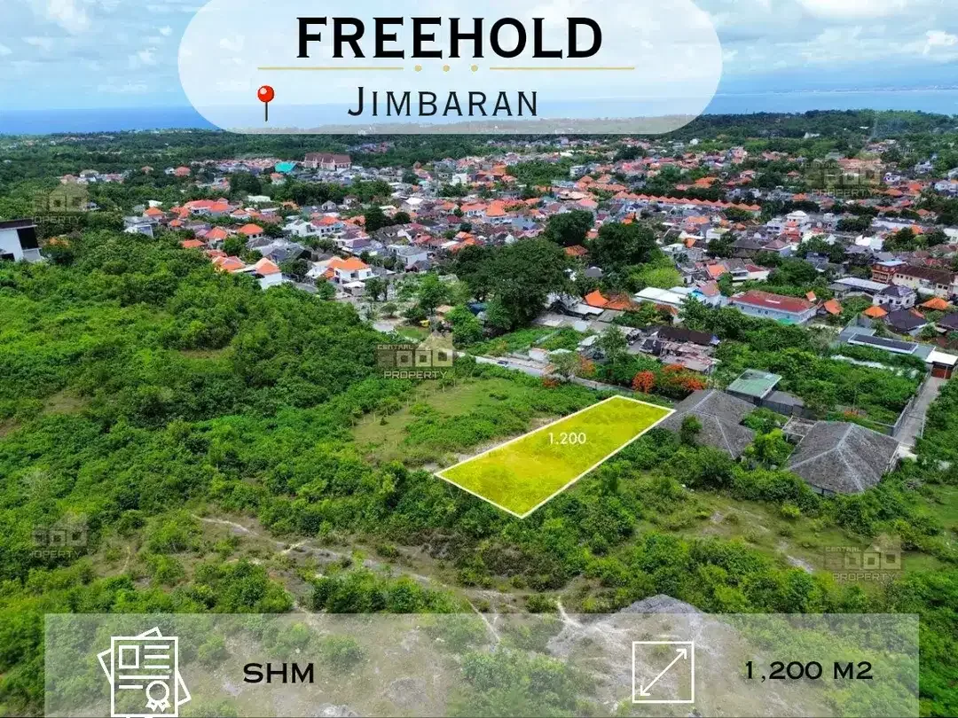 Tanah Dijual Di Jimbaran Dengan Panorama Laut – Freehold/SHM - Image 1 of 5