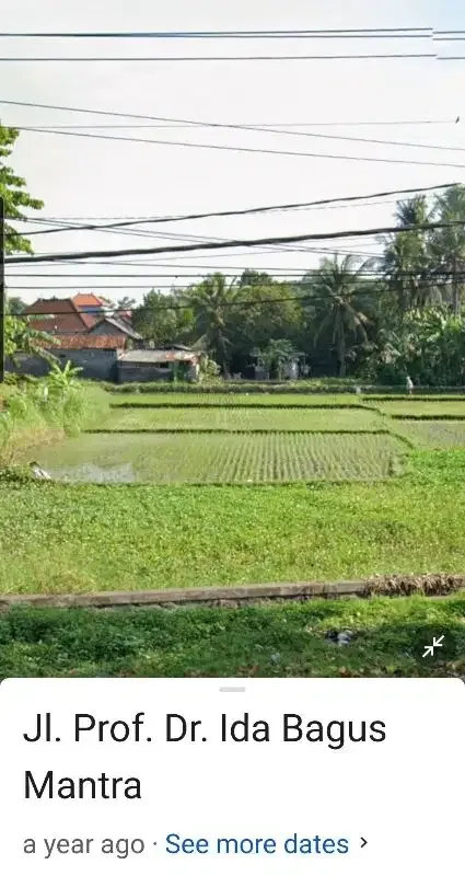 Dijual Tnh 34a di pinggir Jln Bay Pas IB Mantra Lebih Gianyar Bali - Image 2 of 10