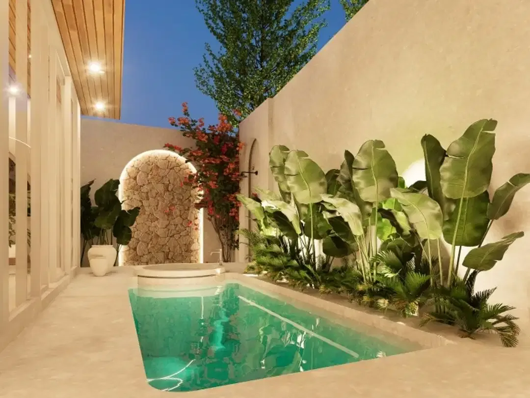 Villa Tropical Modern Tumbak Bayuh Canggu Bali - Image 1 of 10