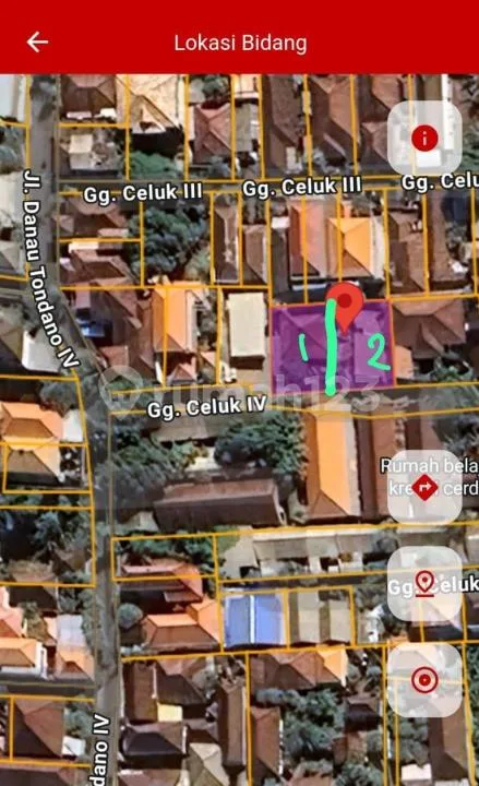 Dijual Tanah Plot Sedang di Sanur - Image 1 of 3