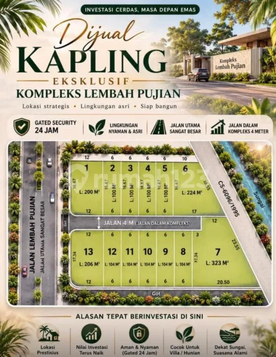 Tanah Kavling Luas Mulai 1 Are di Denpasar Cn - Image 3 of 4