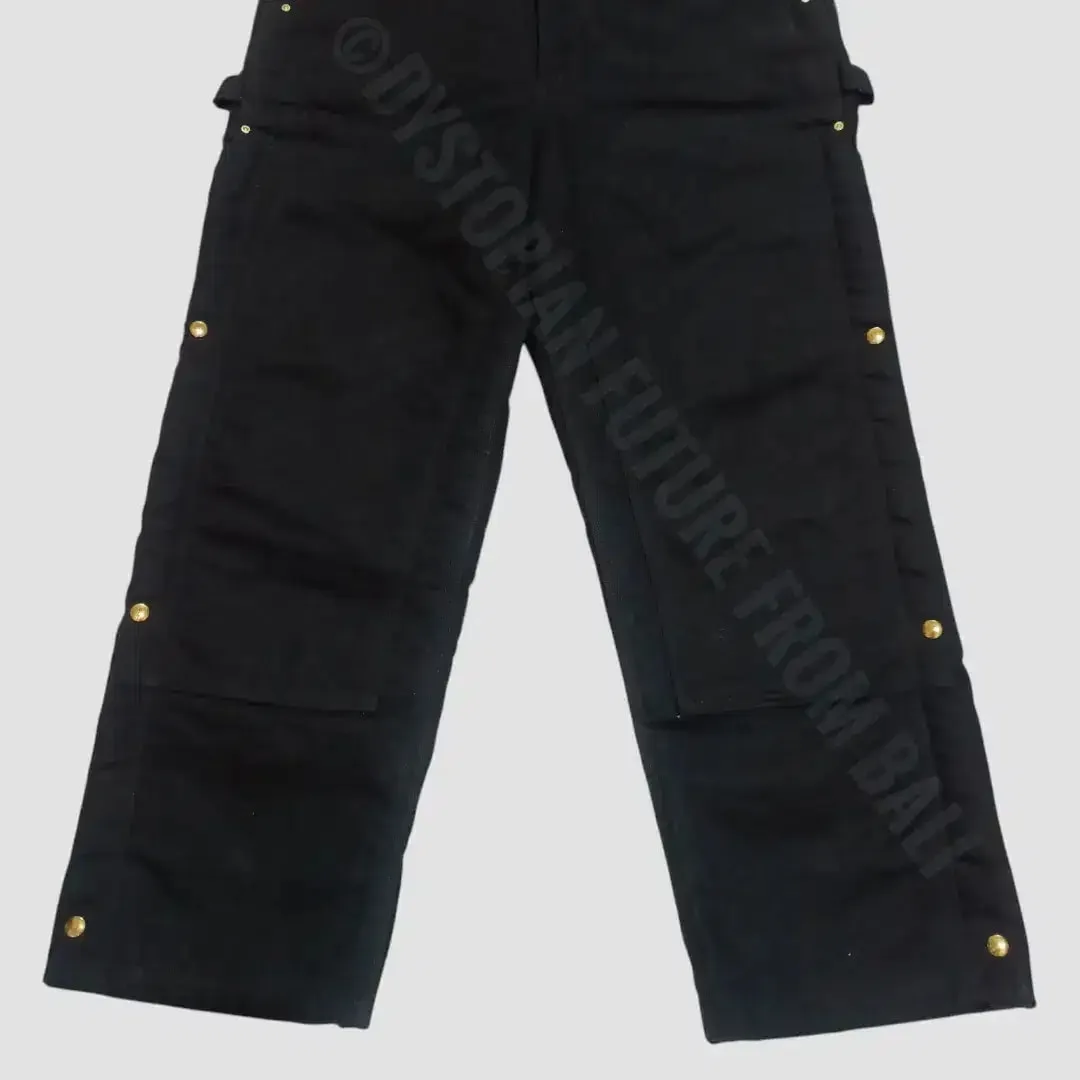 Carhartt Duck Zip-to-Thigh Bib Overall/Quilt Lined - Image 6 of 10