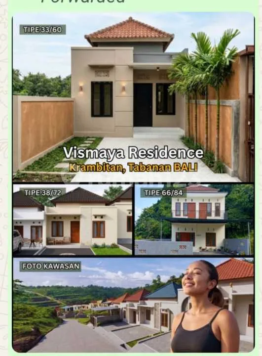Rumah Siap Huni Batuaji, Tabanan Bali, 2Kamar Tidur,Harga Terbaik - Image 2 of 4