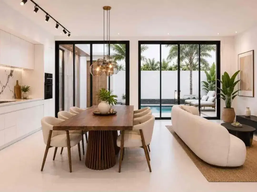 Modern tropical villa with paddy field view in the heart of Canggu Berawa - Image 4 of 6