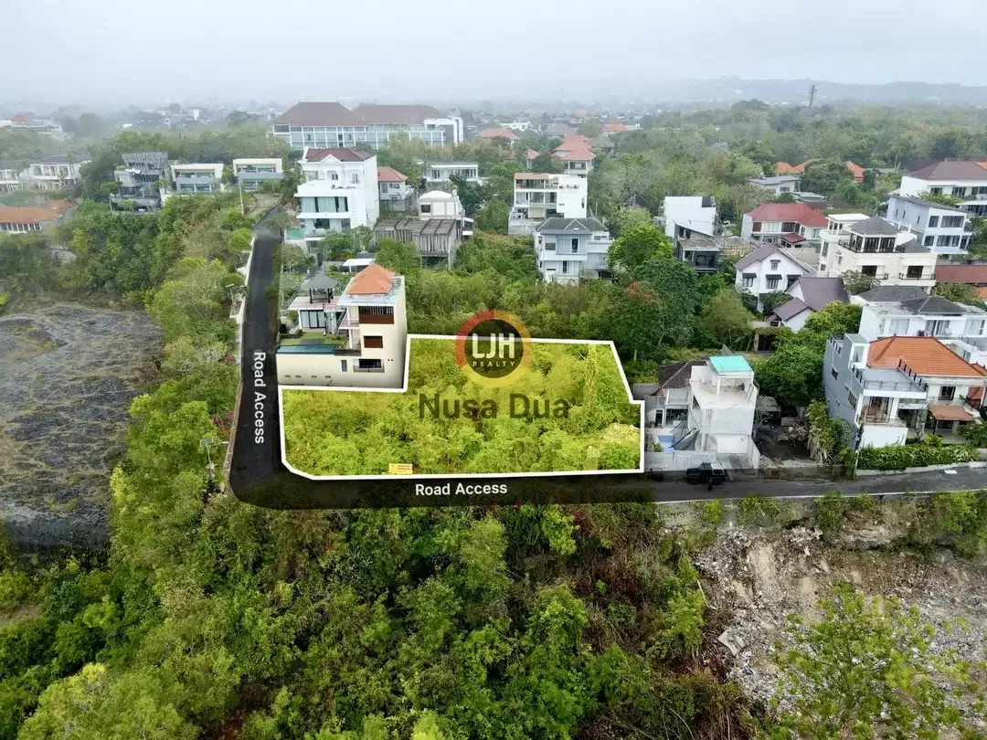 Tanah UNBLOCK VIEW Area Villa Elite Jl Gita Kencana Jimbaran - Image 4 of 10