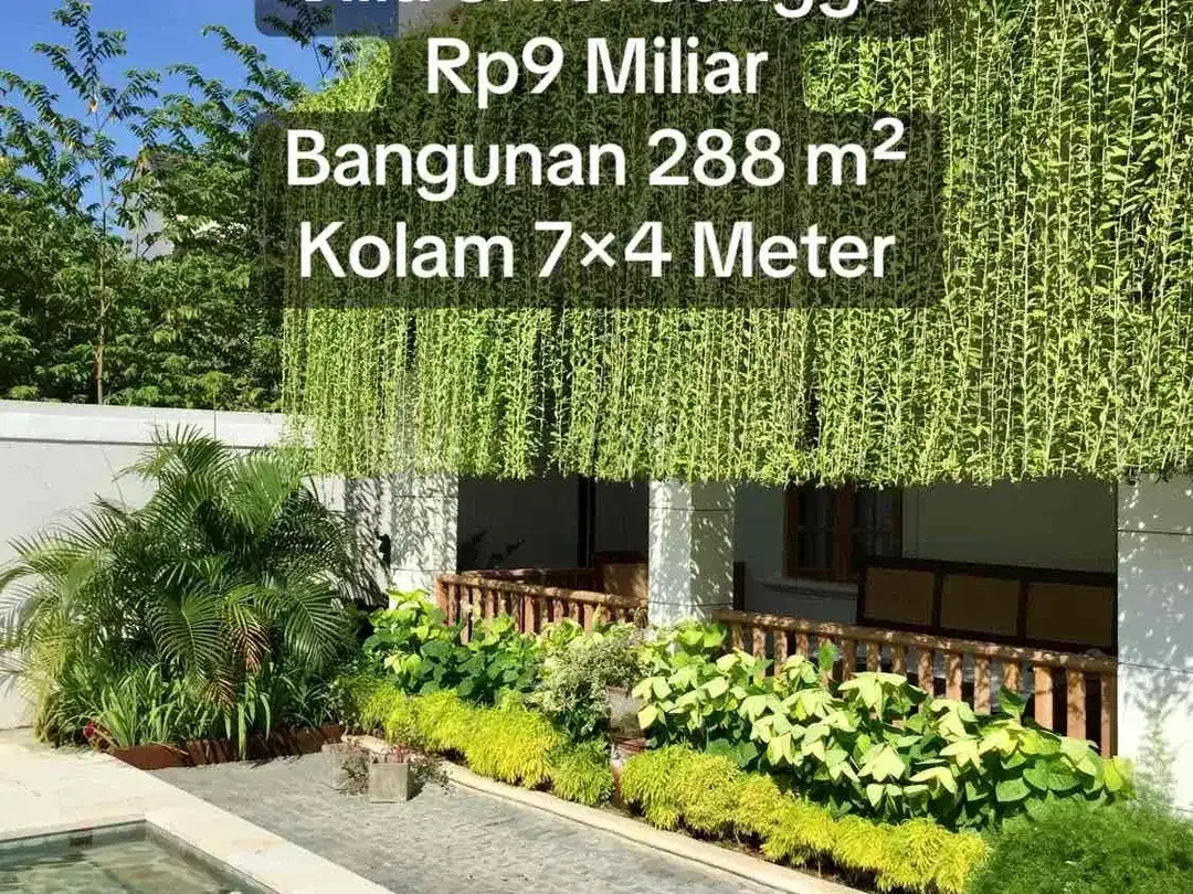 SALE Villa SHM 3 Kamar dengan Kolam Renang di Kayutulang Canggu - Image 1 of 10