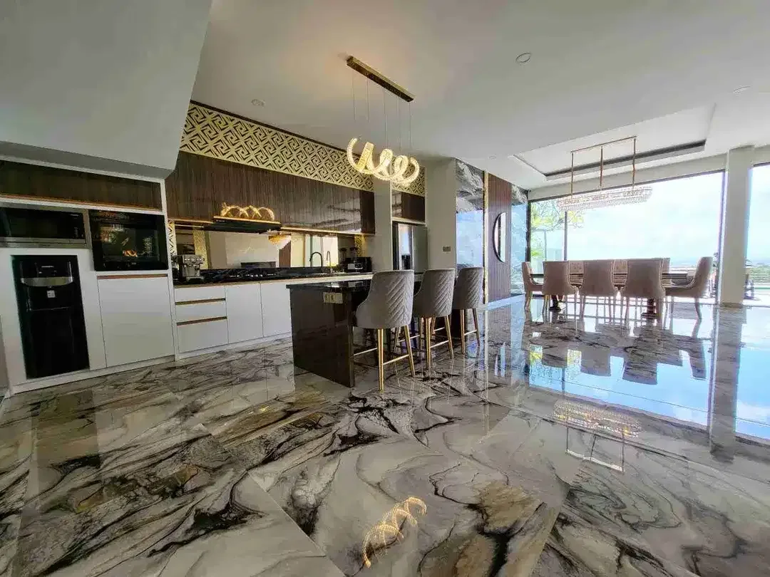 Luxury Villa FULL FURNISH Ocean View & Airport View di Cempaka Mas Jimbaran Kuta Selatan - Image 6 of 10