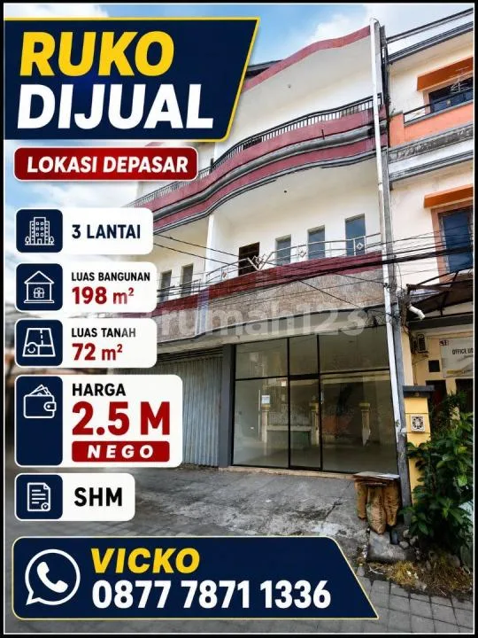 Ruko Dijual Lokasi Denpasar - Image 1 of 4