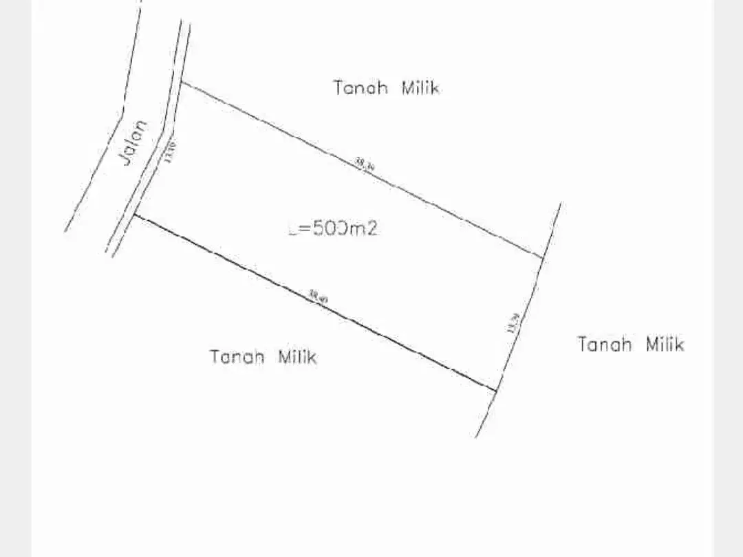dikontrakkan tanah 5 are IDR 14 juta/are /tahun kawasan toyaning ll ungasan - Image 7 of 7