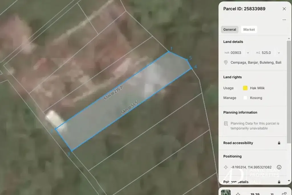 FREEHOLD LAND IN SINGARAJA NEAR LOVINA - 9.15 ARE - Image 4 of 4