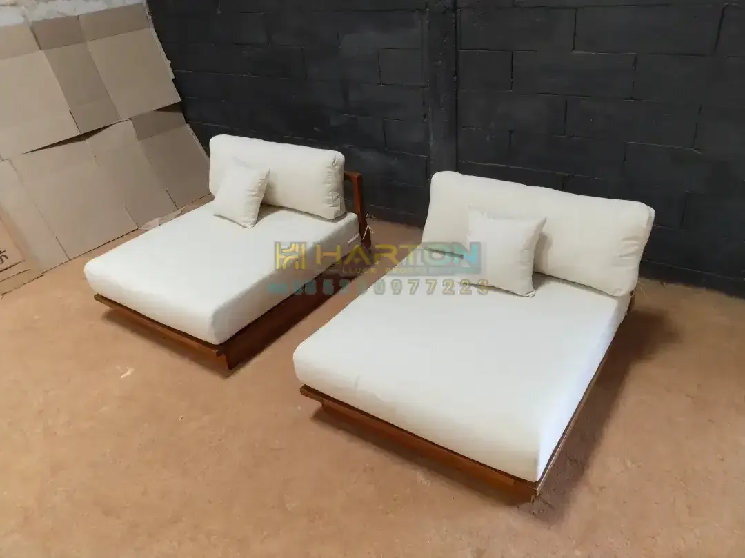 Kursi lipat kursi taman kursi  custome furniture sun bed lounger - Image 3 of 3