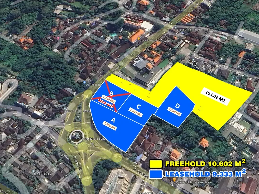 Tanah Strategis di Jalan Utama Jimbaran dekat Movenpick Resort - Image 1 of 6