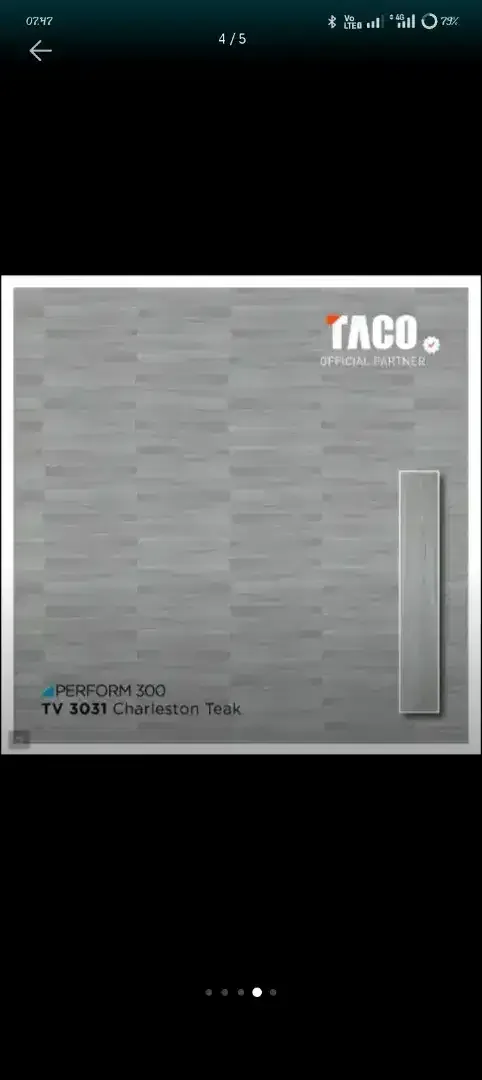 Vinyl lantai merek taco 5mm - Image 4 of 5