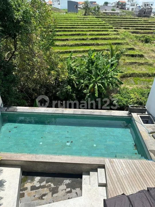 Dua Villa Sekaligus View Sawah Strategis Dekat Pantai di Canggu - Image 1 of 4