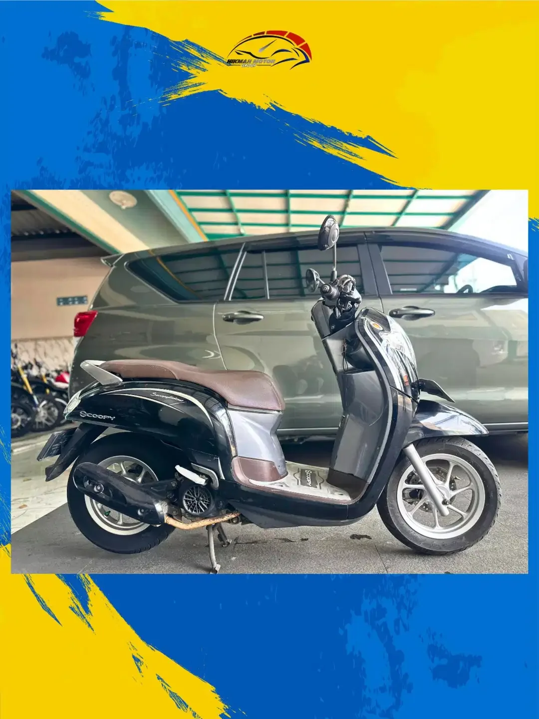 HONDA SCOOPY 2018 PLAT DK MURAH BERKUALITAS HIKMAH MOTOR KEPUH MALANG - Image 6 of 7