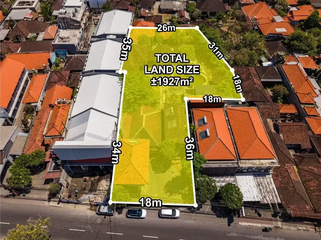 Hanya Satu Satunya Lahan Dijual Di Jalan Danau Buyan, Sanur - Image 1 of 10