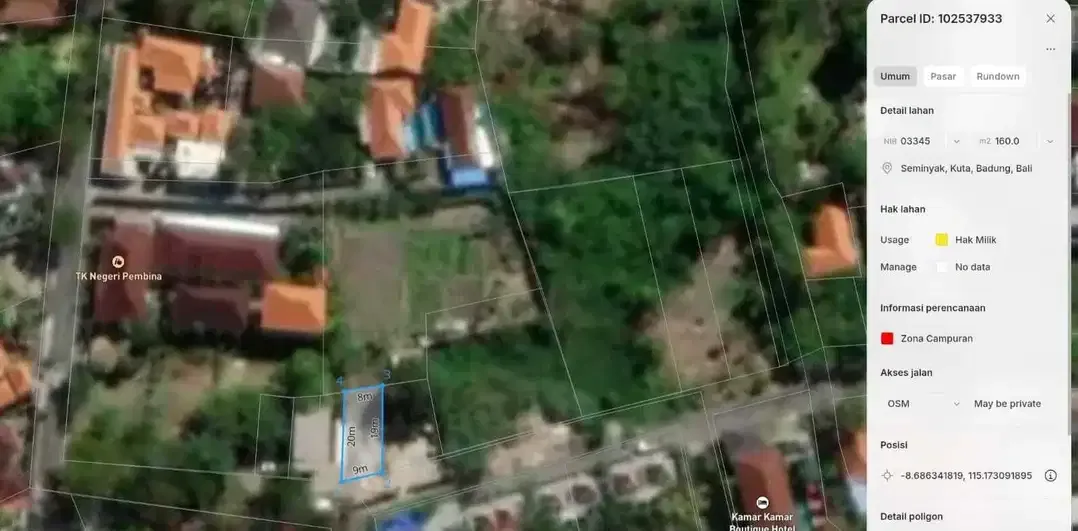 Tanah Utama Dewi Saraswati 3 Seminyak Badung - Image 7 of 7