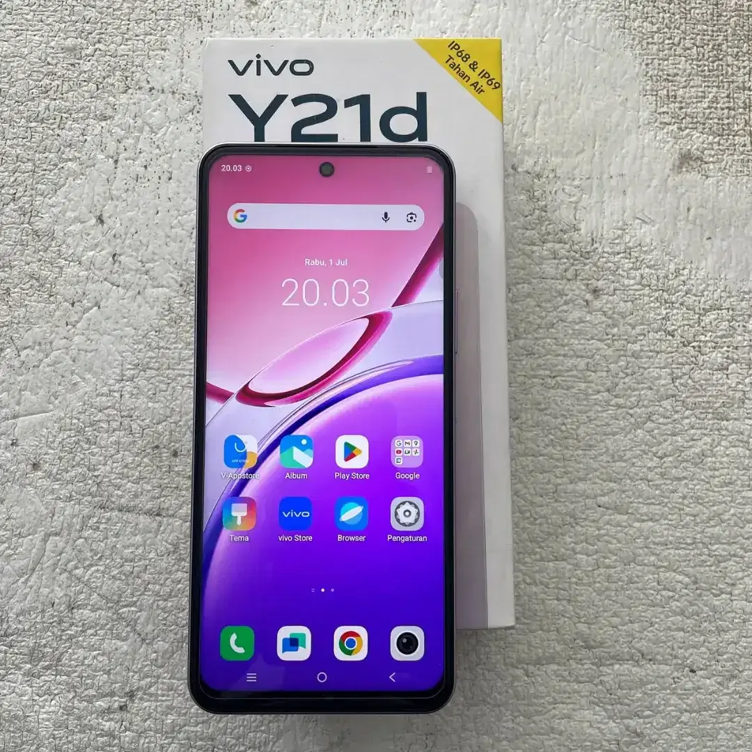 Vivo Y21d Warna Ungu 6/256GB - Image 1 of 5