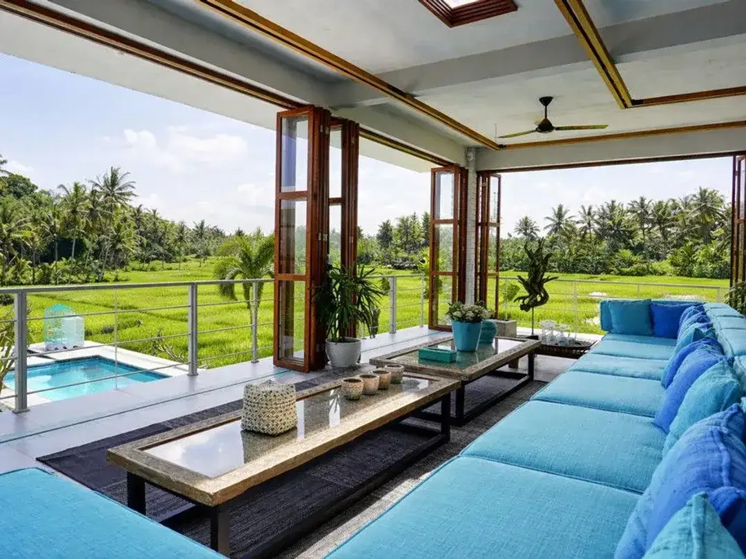 LEASEHOLD | LUXURY 5-BEDROOM VILLA WITH RICE FIELD VIEWS - TANAH LOT - Image 4 of 9