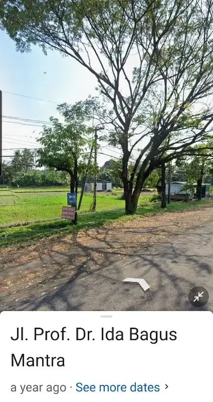 Dijual Tnh 34a di pinggir Jln Bay Pas IB Mantra Lebih Gianyar Bali - Image 8 of 10