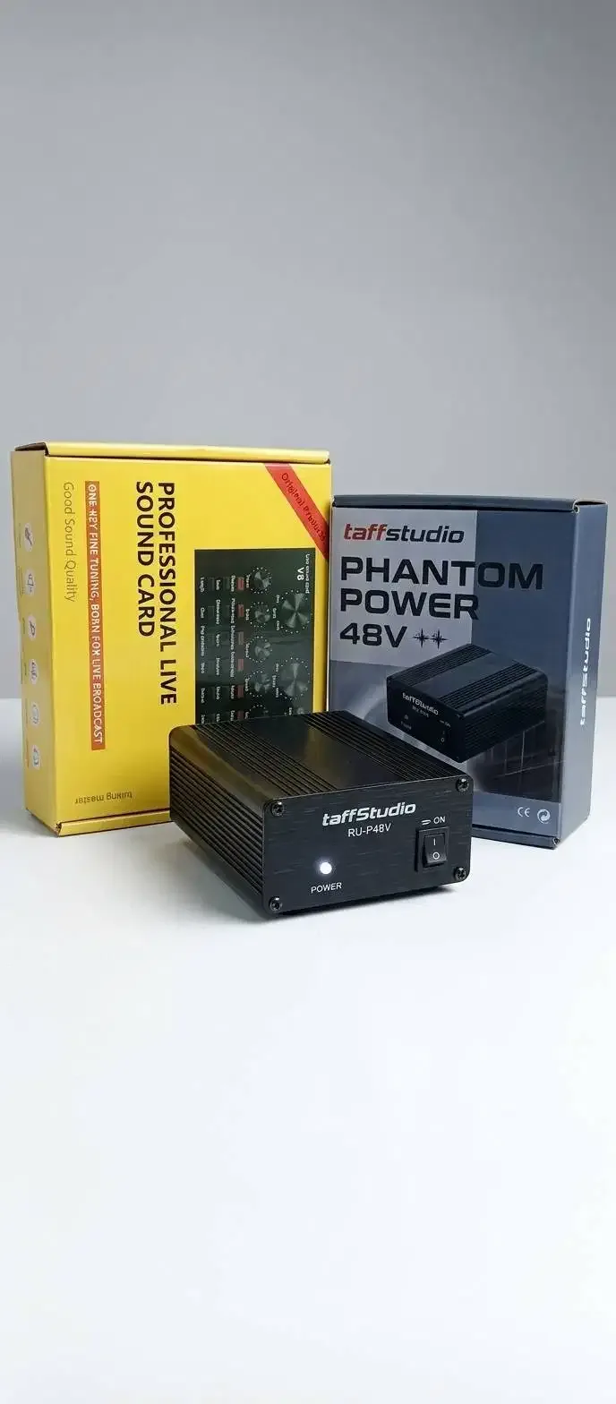 Paket Komplit Podcasting & Live Streaming (BM-800 + Soundcard V8 + Pha - Image 3 of 5