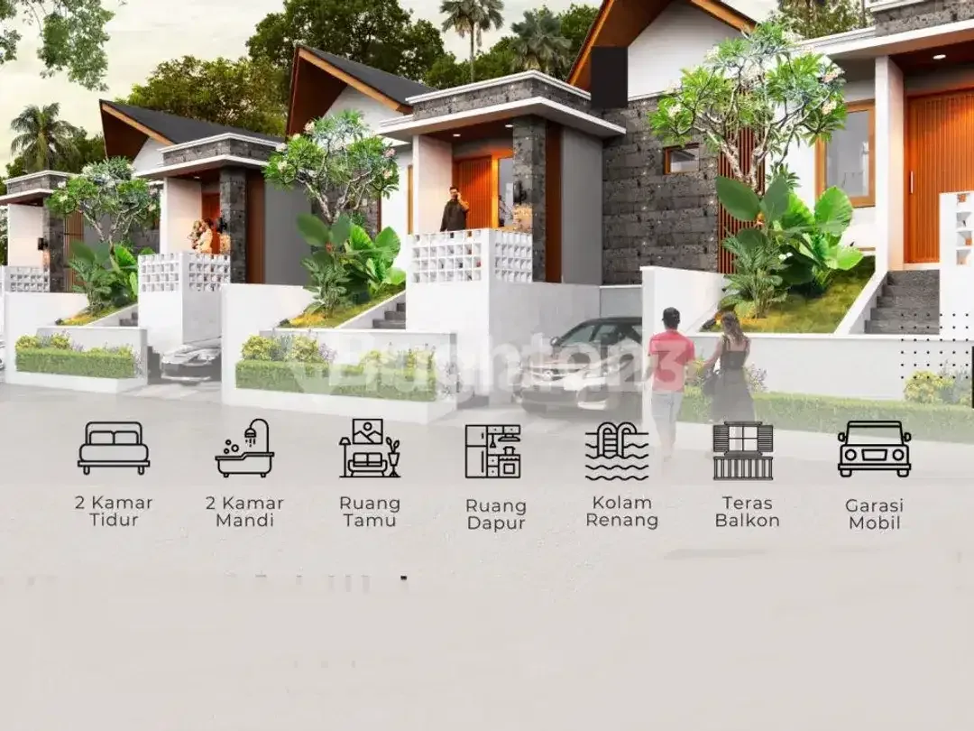 VILLA CANTIK MURAH 2 KAMAR TIDUR DI JL. DHARMAWANGSA KAMPIAL - Image 6 of 8