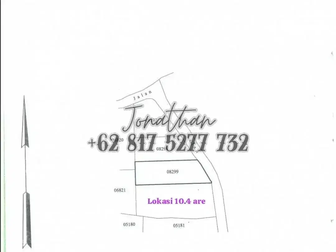 Dijual Tanah 10,4 Are Zona Pariwisata Bingin Pecatu - LSZK - Image 7 of 7