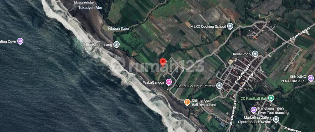 Tanah Pariwisata Langka Bibir Tebing Dpn Laut Yeh Gangga Tabanan - Image 2 of 4