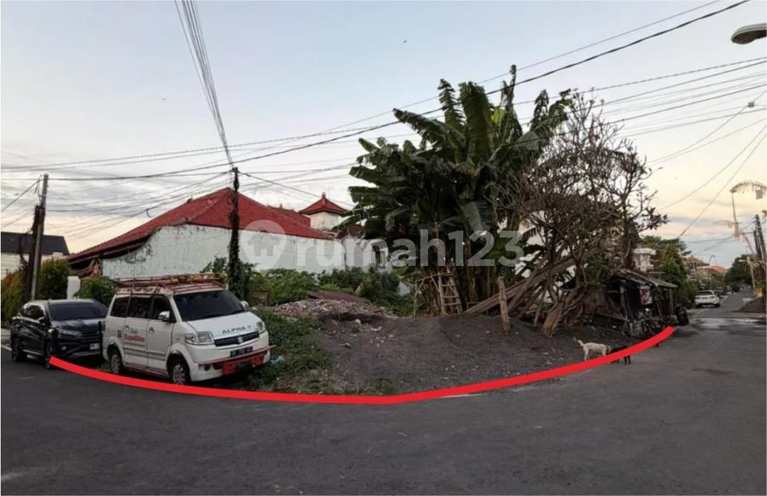 Tanah Plot Kecil Posisi Hook di Renon Denpasar - Image 1 of 4