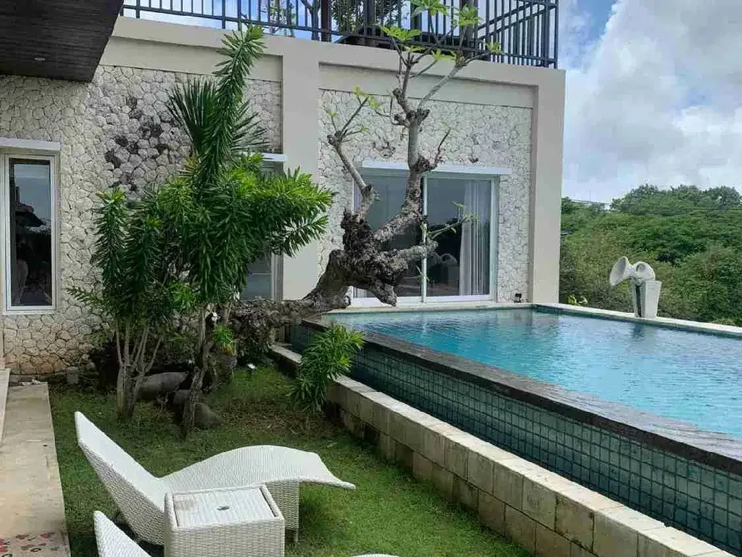 for sale villa modern style ocean and GWK view at Kampial Kutuh Kuta Selatan - Image 9 of 10