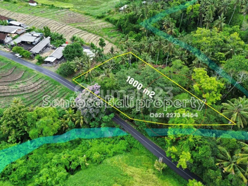 Tanah 1800 M2 di Beraban Selemadeg Tabanan - Image 1 of 4