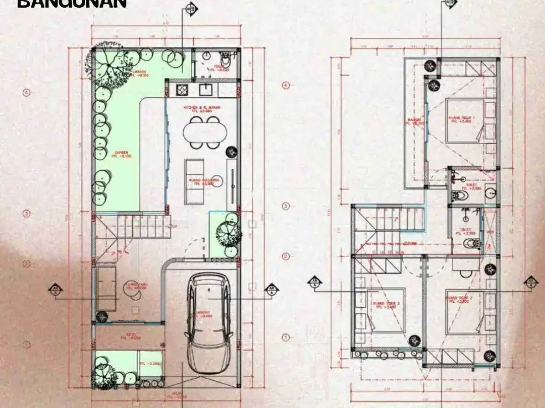 Rumah Modern Minimalis 2 Lt, Harga Ekonomis, Lokasi Strategis di Waribang Kesiman, Denpasar Timur - Image 3 of 10