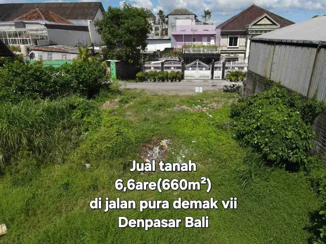 Jual tanah 6,6are di Pura demak, teuku umar barat Denpasar Bali - Image 5 of 9