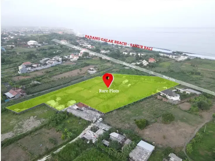 Tanah Super Premium dkt Pantai Padang Galak Sanur - Image 2 of 10