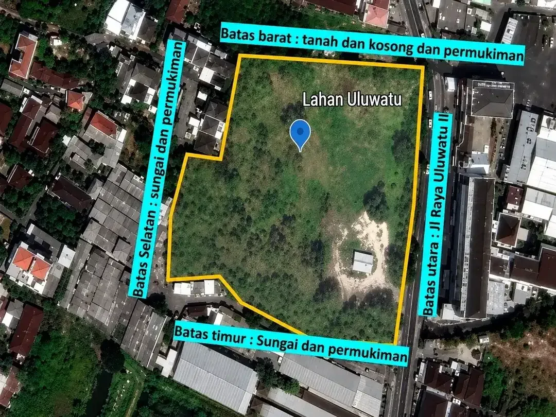 Jual Tanah Lahan 1 ha Pinggir Jalan Uluwatu Jimbaran Bali - Image 1 of 2