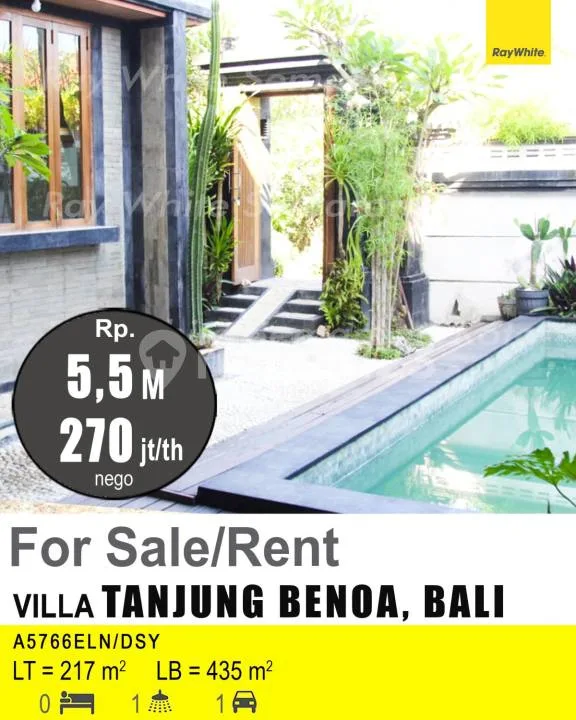 Villa Siap Huni Dekat Bandara di Tanjung Benoa Bali A5766 - Image 2 of 4