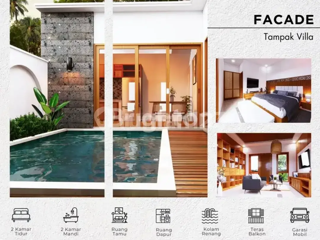 VILLA CANTIK MURAH 2 KAMAR TIDUR DI JL. DHARMAWANGSA KAMPIAL - Image 5 of 8