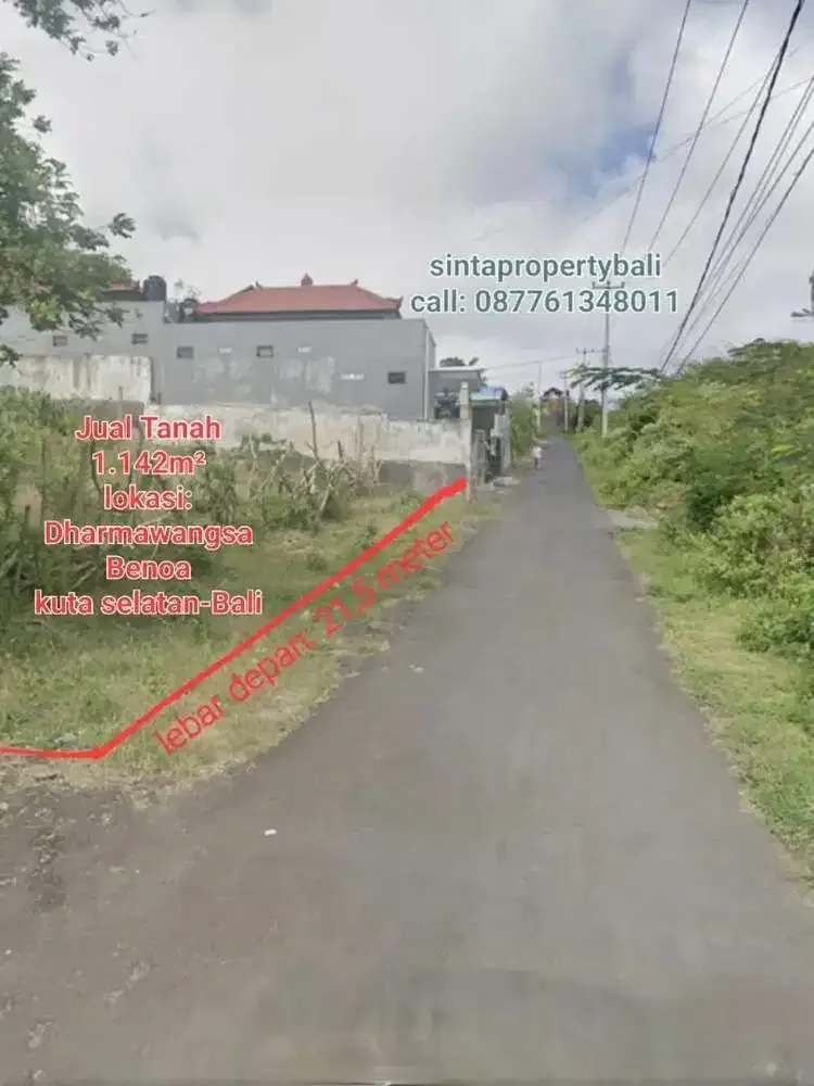 Jual tanah FULL VIEW dharmawangsa Benoa,nusa dua Bali, kawasan villa - Image 10 of 10