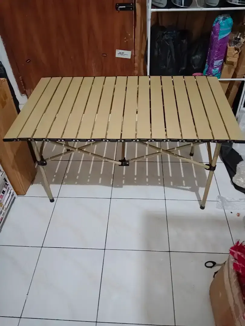 Meja Camping Lipat Outdoor portable 95x52x50cm Bahan kuat kokoh - Image 4 of 4