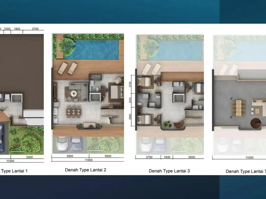 Dijual Hunian Super Mewah The Links Golf Villa Tahap 2 di Jimbaran, Bali - Image 7 of 10