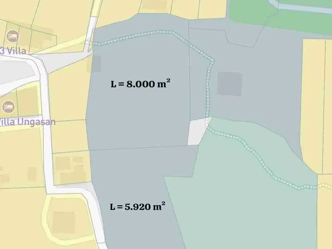 TANAH DIJUAL  UNBLOCK VIEW ZONA PARIWISATA DI JIMBARAN BERSEBELAHAN DENGAN GWK BALI - Image 4 of 5