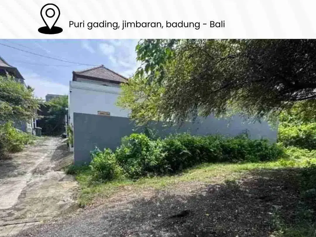DIJUAL CEPAT TANAH STRATEGIS DI PURI GADING – JIMBARAN - Image 1 of 4