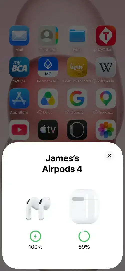 Airpods 4 Non ANC Original TAM Pemakaian Pribadi - Image 7 of 7